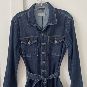 Anthropologie Boyish Guy Blue Denim Jumpsuit Size S